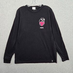 XQC Men Shirt Large Black Logo Valentines‎ Day Gamer Streamer Graphic Tee